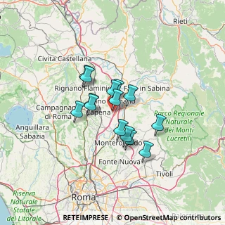 Mappa Strada Variante Provinciale, 00065 Fiano Romano RM, Italia (9.69929)