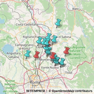 Mappa Strada Variante Provinciale, 00065 Fiano Romano RM, Italia (11.04167)