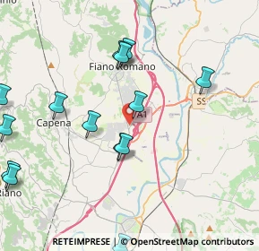 Mappa Strada Variante Provinciale, 00065 Fiano Romano RM, Italia (5.11357)