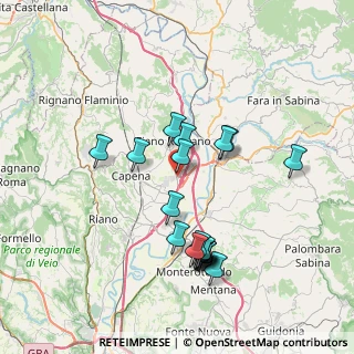 Mappa Strada Variante Provinciale, 00065 Fiano Romano RM, Italia (7.6015)