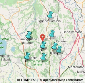Mappa Via Campagnanese KM 2+500, 00067 Morlupo RM, Italia (6.60364)