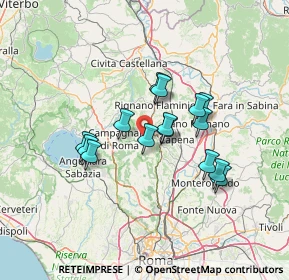 Mappa Via Campagnanese KM 2+500, 00067 Morlupo RM, Italia (11.46867)