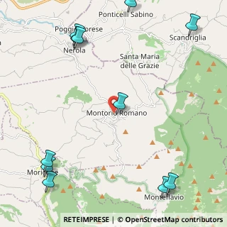 Mappa 00010 Montorio Romano RM, Italia (3.36455)