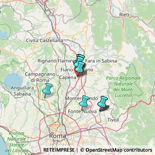 Mappa Via Nuova Tiberina, 00065 Fiano Romano RM, Italia (9.37286)