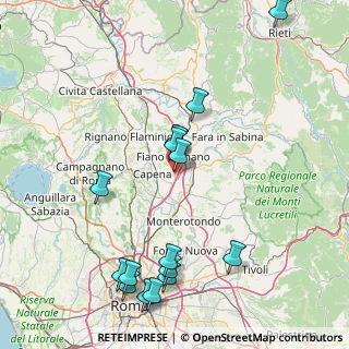 Mappa Via Nuova Tiberina, 00065 Fiano Romano RM, Italia (19.43813)