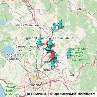 Mappa Via Nuova Tiberina, 00065 Fiano Romano RM, Italia (9.76308)