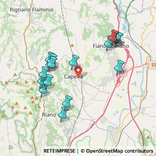 Mappa Via Provinciale Snc, 00060 Capena RM, Italia (4.395)
