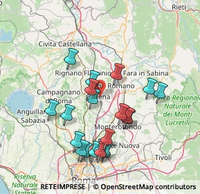 Mappa Via Provinciale Snc, 00060 Capena RM, Italia (15.366)