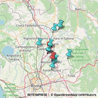 Mappa SP Variante Tiberina, 00065 Fiano Romano RM, Italia (9.75385)
