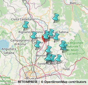 Mappa SP Variante Tiberina, 00065 Fiano Romano RM, Italia (11.51867)