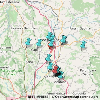 Mappa SP Variante Tiberina, 00065 Fiano Romano RM, Italia (7.5925)
