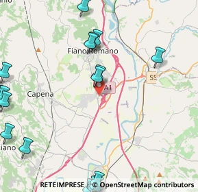 Mappa SP Variante Tiberina, 00065 Fiano Romano RM, Italia (6.7145)