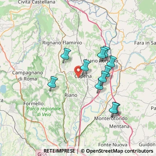 Mappa Via Pietro Germi, 00060 Capena RM, Italia (6.86545)