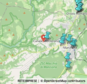Mappa Via dei Marioni, 00060 Canale Monterano RM, Italia (3.21933)