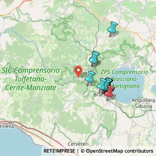 Mappa Via dei Marioni, 00060 Canale Monterano RM, Italia (6.85)