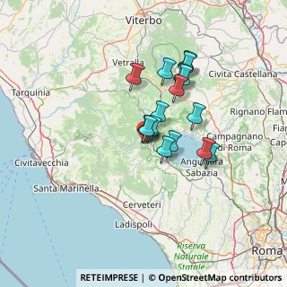 Mappa Via del Pizzetto, 00060 Canale Monterano RM, Italia (10.97313)