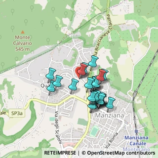 Mappa Via delle Fornaci, 00066 Manziana RM, Italia (0.38276)