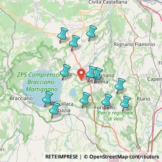 Mappa Unnamed Rd, 00063 Campagnano di Roma RM, Italia (7.485)