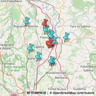 Mappa Via della Fisica, 00065 Fiano Romano RM, Italia (5.22615)