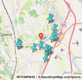 Mappa Via della Fisica, 00065 Fiano Romano RM, Italia (1.73643)