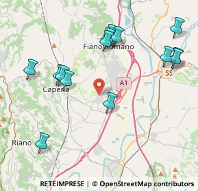 Mappa Via della Fisica, 00065 Fiano Romano RM, Italia (4.76571)