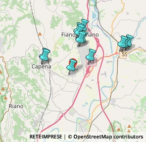 Mappa Via della Fisica, 00065 Fiano Romano RM, Italia (3.66917)