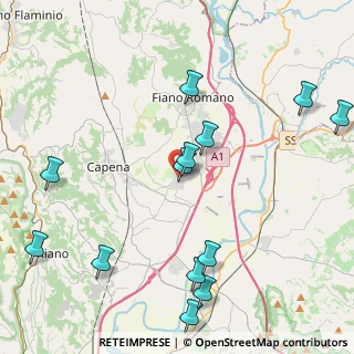 Mappa Via della Fisica, 00065 Fiano Romano RM, Italia (5.35769)