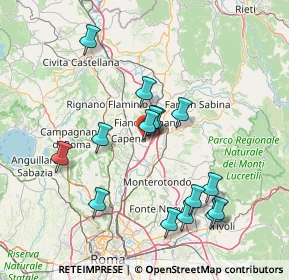 Mappa Via della Fisica, 00065 Fiano Romano RM, Italia (15.42333)