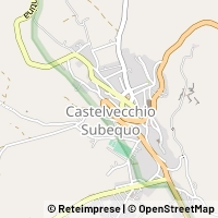 Map Castelvecchio Subequo