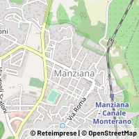 Map Manziana