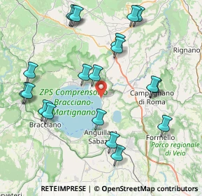 Mappa Via dell'Acquarella, 00069 Trevignano Romano RM, Italia (9.679)