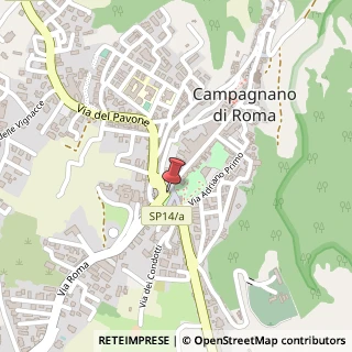 Mappa Piazza, Viale Regina Elena, SNC, 00063 Campagnano di Roma, Roma (Lazio)