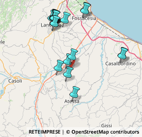 Mappa Via Catania, 66041 Atessa CH, Italia (9.0255)