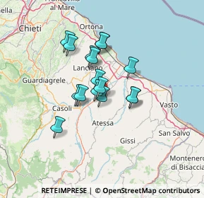 Mappa Via Catania, 66041 Atessa CH, Italia (10.22125)