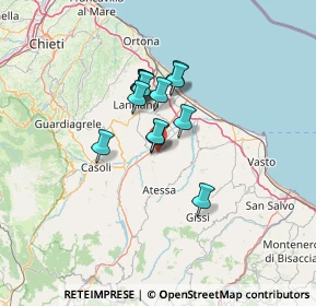 Mappa Via Catania, 66041 Atessa CH, Italia (9.39077)