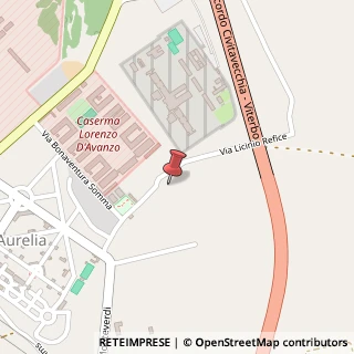 Mappa Via Licinio Refice, 19, 00053 Civitavecchia, Roma (Lazio)