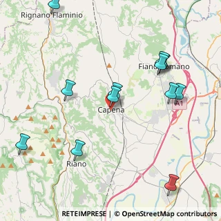 Mappa Via Piave, 00060 Capena RM, Italia (5.04333)