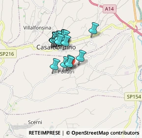 Mappa Via del Santo Rosario, 66020 Pollutri CH, Italia (1.295)