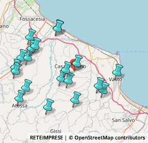 Mappa Via del Santo Rosario, 66020 Pollutri CH, Italia (9.127)