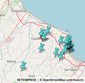 Mappa Via del Santo Rosario, 66020 Pollutri CH, Italia (8.3065)