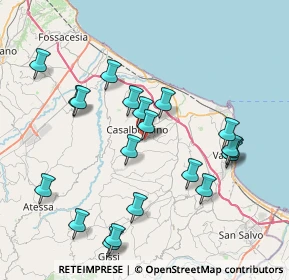 Mappa Via del Santo Rosario, 66020 Pollutri CH, Italia (8.524)