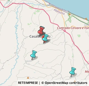 Mappa Via del Santo Rosario, 66020 Pollutri CH, Italia (7.4515)