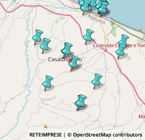 Mappa Via del Santo Rosario, 66020 Pollutri CH, Italia (4.884)