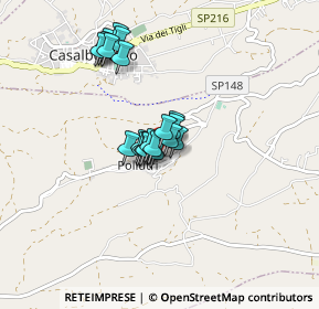 Mappa Via del Santo Rosario, 66020 Pollutri CH, Italia (0.6145)