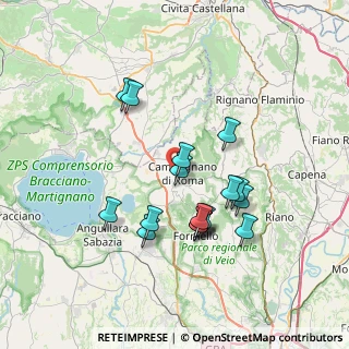 Mappa Via Giacomo Leopardi, 00063 Campagnano di Roma RM, Italia (6.85647)