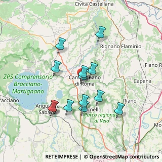 Mappa Via Giacomo Leopardi, 00063 Campagnano di Roma RM, Italia (6.82231)