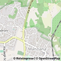 Kaart Manziana