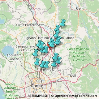 Mappa A1 Diramazione Roma Nord, 00065 Fiano Romano RM, Italia (9.93842)