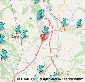 Mappa A1 Diramazione Roma Nord, 00065 Fiano Romano RM, Italia (6.6995)