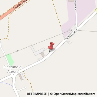Mappa Via Piazzano, 71, 66041 Atessa, Chieti (Abruzzo)